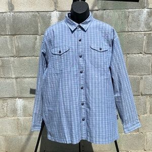Patagonia Organic Cotton  Long Sleeve Button Down Shirt Size XL